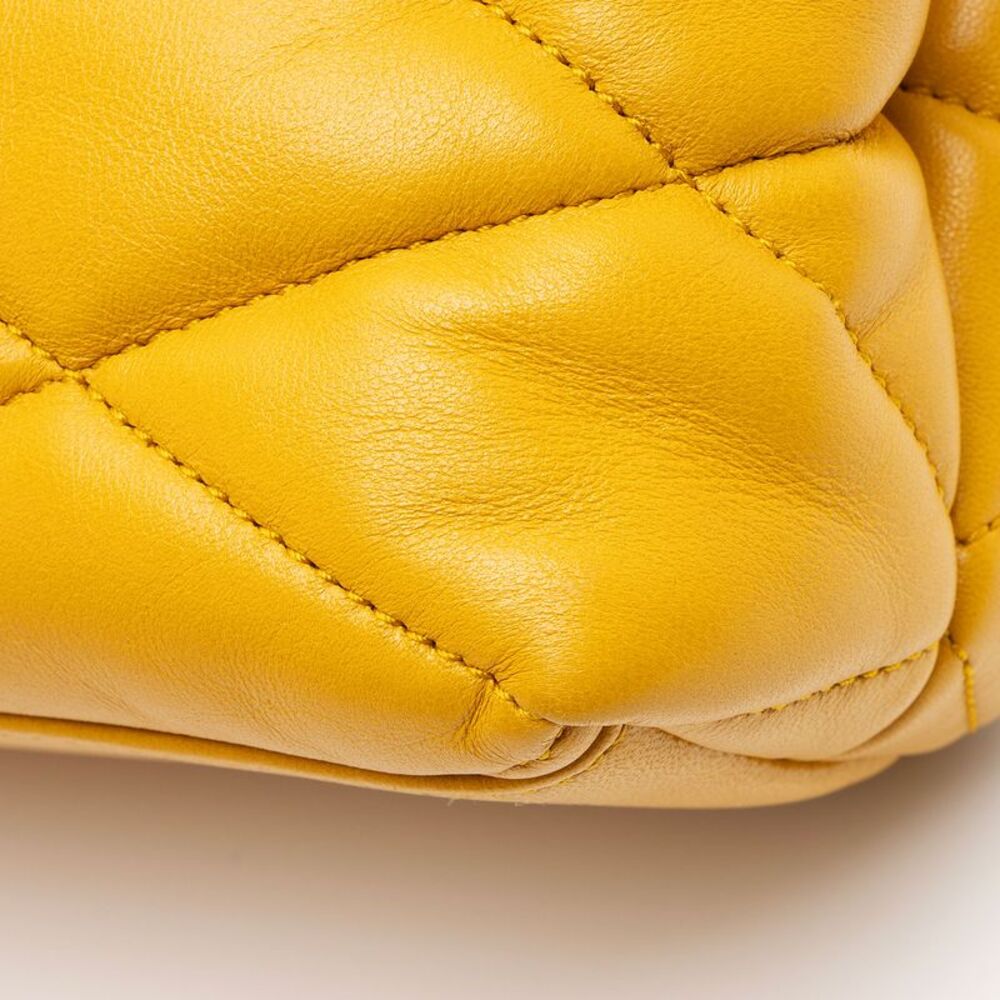 Saint Laurent Quilted Lambskin Puffer Sade Clutch - Picture 11 of 13